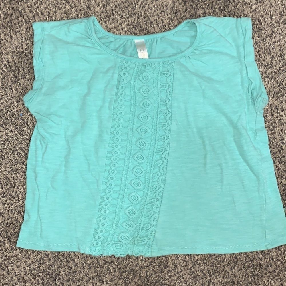 Cherokee Mint Green - Short Sleeved Top - Size M